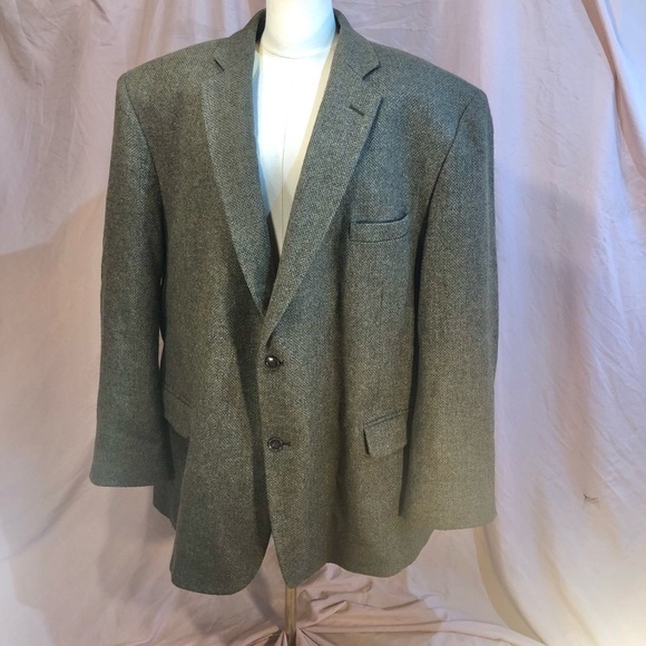Barrington Other - 100% Wool Gray Men's Blazer Suit Coat Size Large